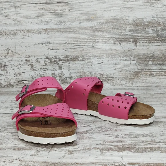 🟪NIB Sz 36 Birkenstock Birki's Pink Freeport Slide Sandal - Picture 8 of 16